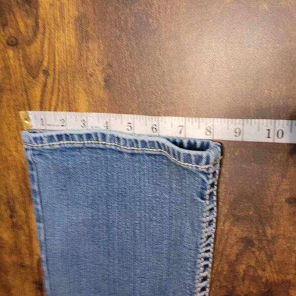 Silver Jeans 28 Suki Low Rise Bootcut Thick Stitch Medium Light Wash Stretch - Picture 10 of 11